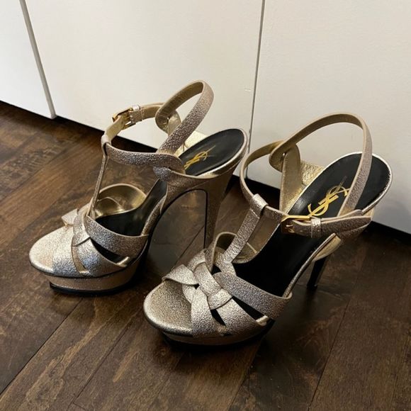 Saint Laurent tribute platform sandal - Picture 1 of 5